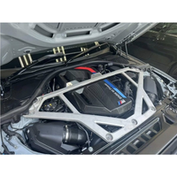 Carbon Fiber Engine Cover w/ M Stripe for BMW G87 M2 G80 M3 G82 G83 M4
