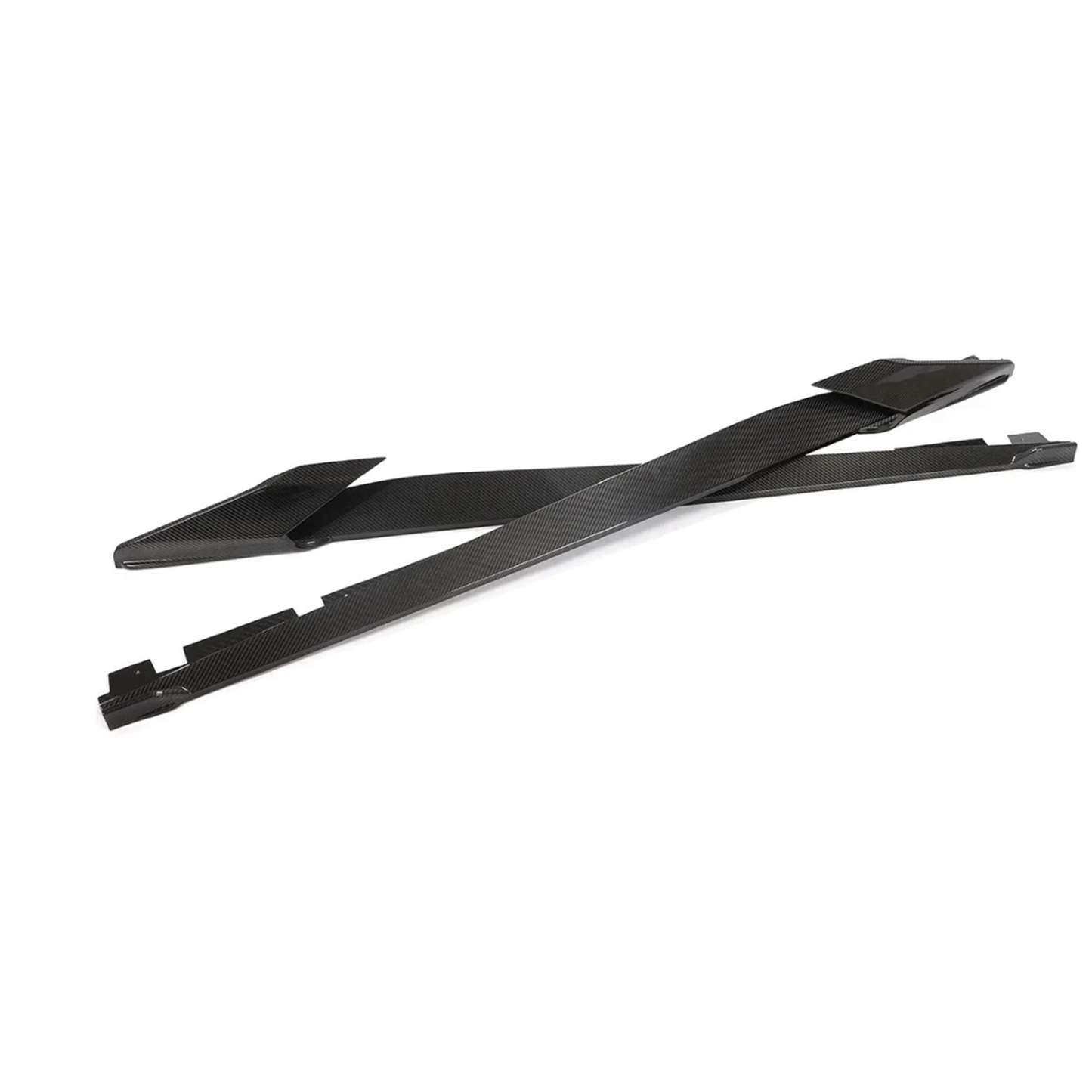 Carbon Fiber Side Skirt Extensions for Ferrari 488