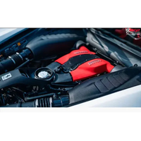 Dry Carbon Fiber Engine Bay Compartment for Ferrari F8