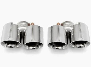 Remus Porsche 911 Carrera/Carrera S 997 90mm Chrome Tail Pipe Set (Quad Tips) - My Store