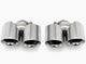 Remus Porsche 911 Carrera/Carrera S 997 90mm Chrome Tail Pipe Set (Quad Tips) - My Store