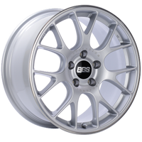 BBS CH-R 19x10 5x130 ET38 CB71.6  Brilliant Silver  - 82mm PFS/Clip Req. - Mammoth Racing -