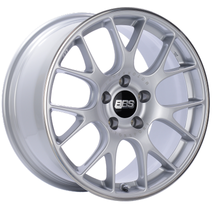 BBS CH-R 19x10 5x130 ET38 CB71.6  Brilliant Silver  - 82mm PFS/Clip Req. - Mammoth Racing -