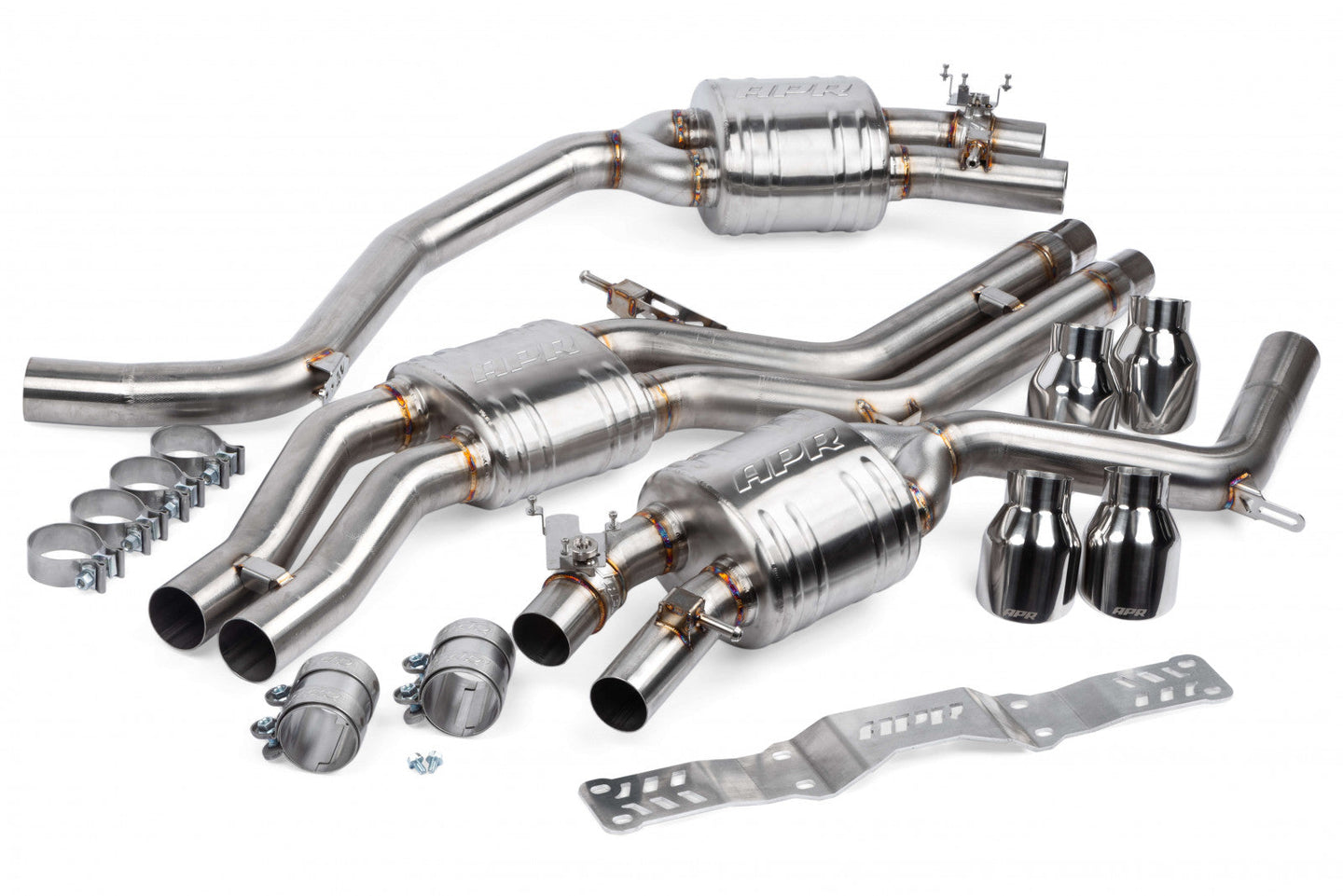 APR Catback Exhaust System with Center Muffler - 4.0 Tfsi - C7 S6 and S7 - My Store