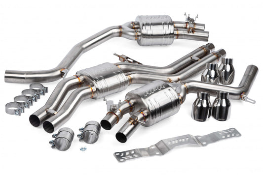 APR Catback Exhaust System with Center Muffler - 4.0 Tfsi - C7 S6 and S7 - My Store