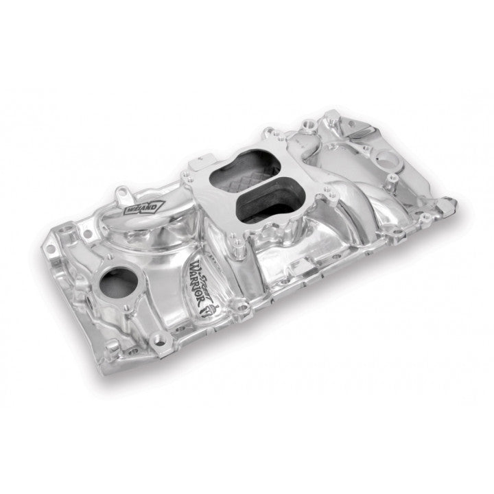 Weiand 8122p Street Warrior Square/Spread Bore Polished Intake Manifold - My Store