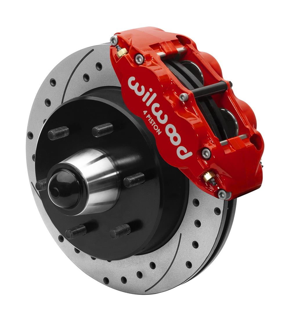 Wilwood Narrow Superlite 6R Big Brake Front Brake Kit 96-87 Chevy & GMC C10/c15 - Red - My Store