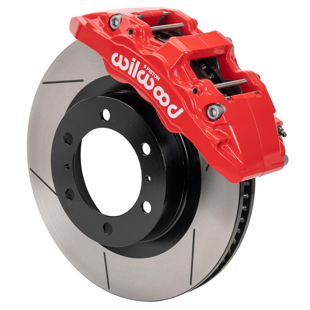 Wilwood 15-21 Toyota 4Runner Aero6-DM Red Front Brake Kit - Slotted - My Store