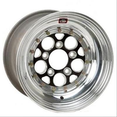 Weld Magnum Import 15x4 / 5x100mm BP / 1.25in. BS Black/Polished Wheel - Non-Beadlock - Mammoth Racing -