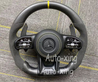 Mercedes-Benz 2020+ AMG Performance Style Customizable Steering Wheel (Fits 2010+ All Models)